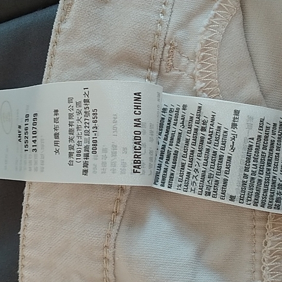 Abercrombie & Fitch Skinny Jeans Beige Sz 2 W26 - Picture 5 of 8